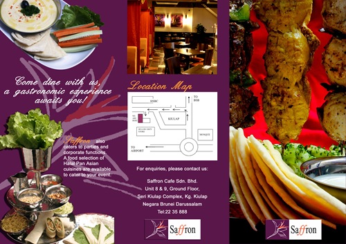 Restaurant Brochure Design Examples