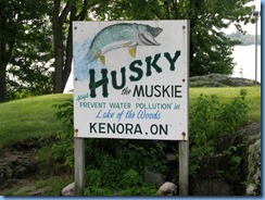 8314 Ontario Kenora Trans-Canada Highway 17 - Husky the Muskie