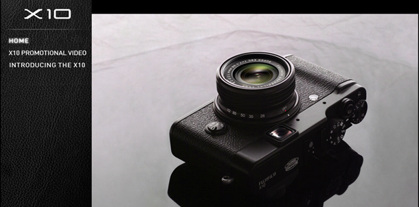 Fuji X10 Offical Site