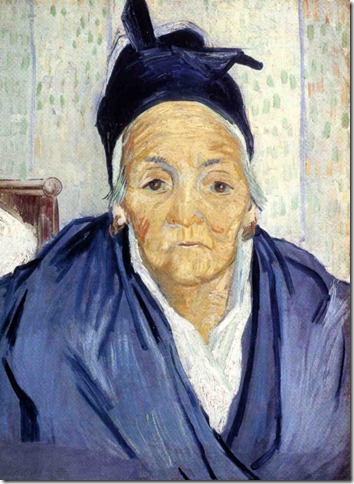 1888  Vincent Van Gogh   An Old Woman of Arles  Oil on canvas  55x43 cm  Amsterdam, Van Gogh Museum