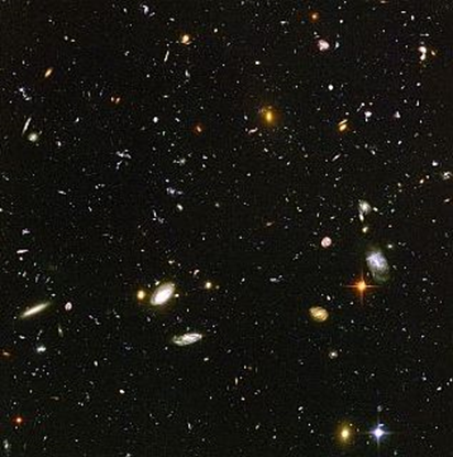 estrela no centro da imagem é a mais distante já vista em nossa galáxia
