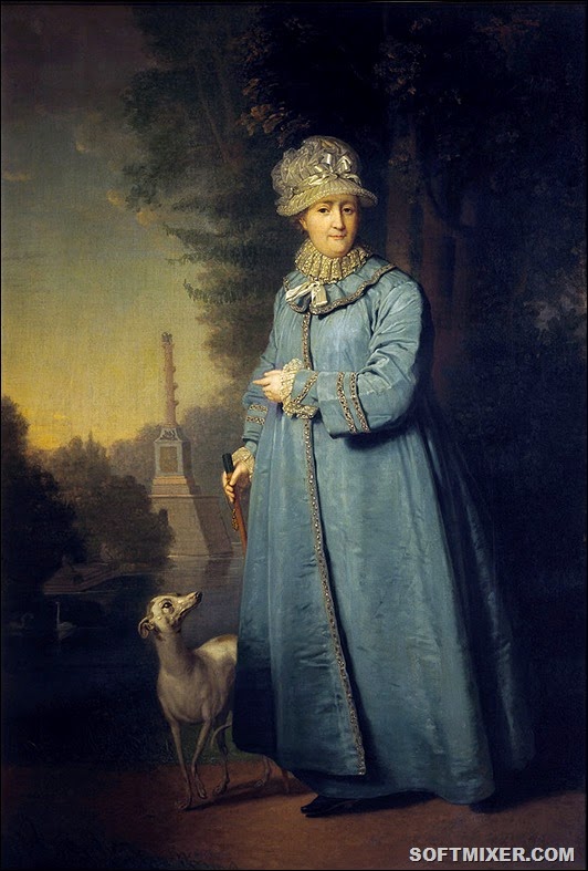 Catherine_II_walking_by_V.Borovikovskiy_(1794,_Tretyakov_gallery)