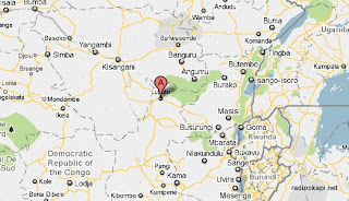Territoire de Lubutu au Maniema, marqué en rouge,RDCongo.