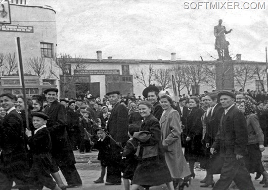 Демонстрация 1 мая 1955г.