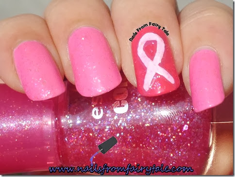 breast cancer awareness nails 4