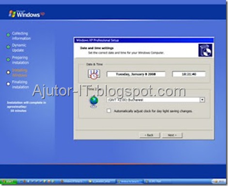 Ghid Instalare Windows XP 11