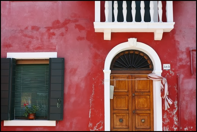 Red house in Burano
