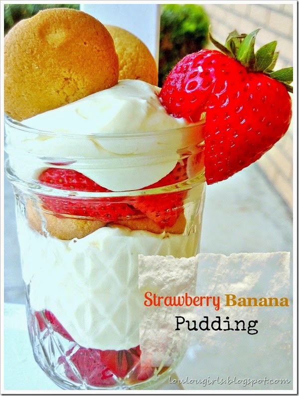 strawberry banana pudding