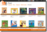 We Give Books – This website is owned by Pearson Foundation, and has hundreds of e-books available for kids to read for free.  In addition, the foundation donates books to kids in need around the world for all of your time spent on this site.  You can sort the books by content and age appropriateness. 