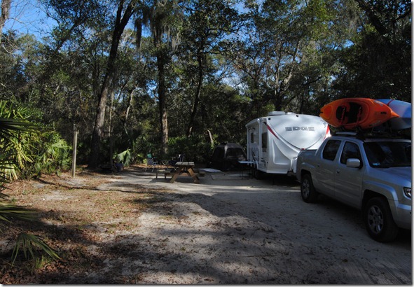 Site #22 at Faver Dykes Campground