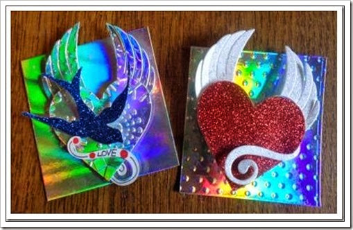 winged heart fridge magnets