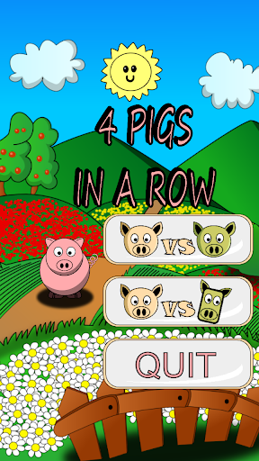 4 Pigs in a Row