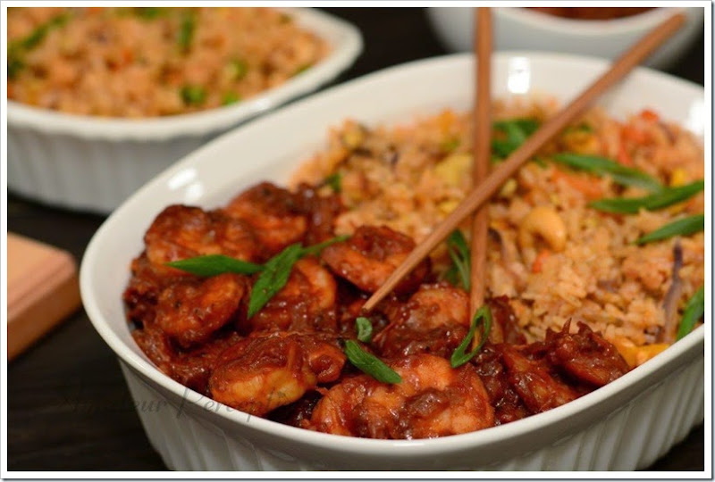 Fried Rice & Sichuan Shrimp 3