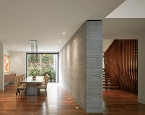 Casa Toronto / Arquitectos Belzberg revestimiento-paredes-piedra-vista