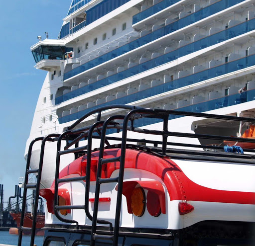 Island Princess in Puerto Quetzal, Guatemala's largest port on the Pacific Ocean.