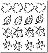 moldes hojas