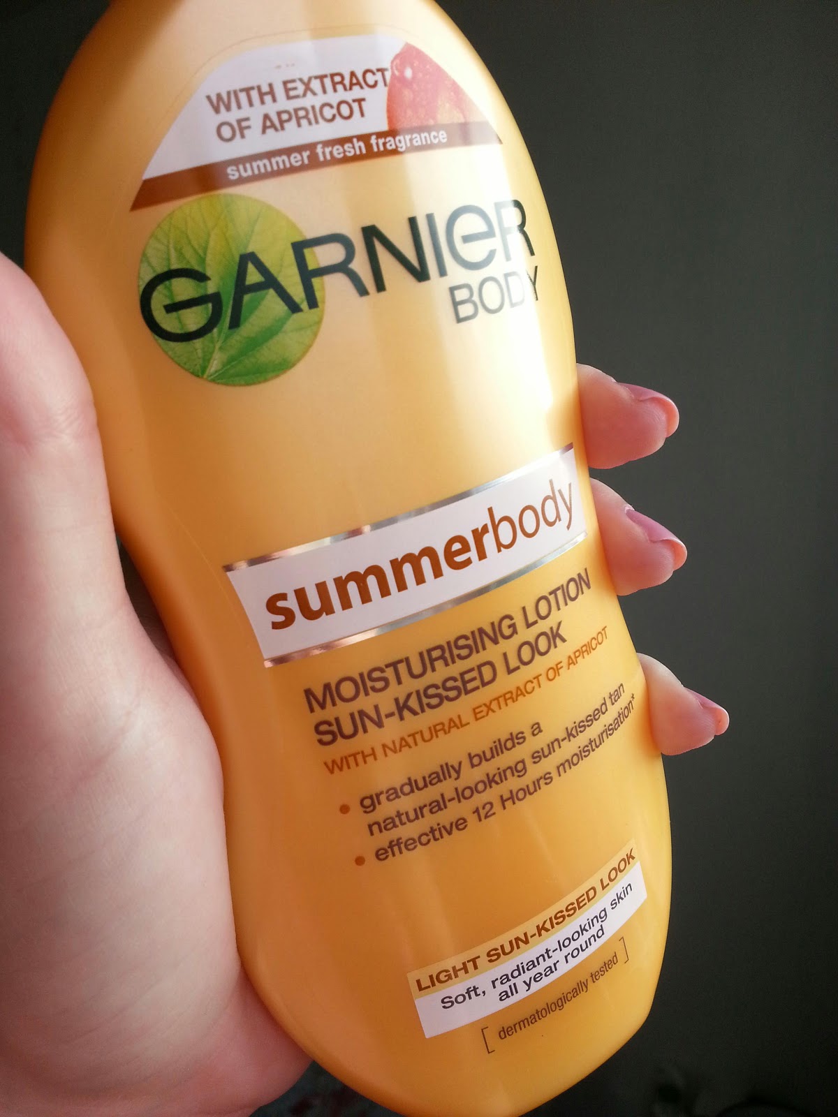 LuceeLoves Garnier Summer Body Gradual Tan Lotion