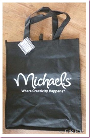Michaels Where Creativity happens bag