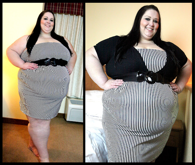 [Blog] When in doubt wear purple Stripe+dress+pic