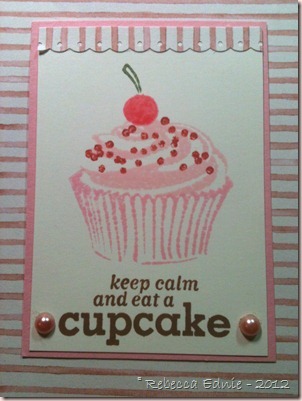 keep calm cupcake