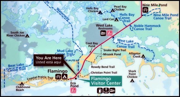 10 - Flamingo Area Trail Map