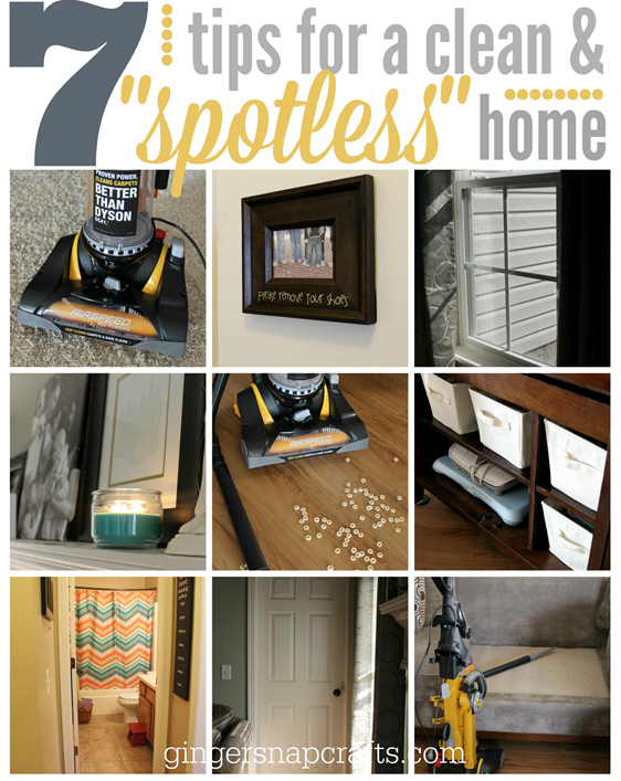 7 tips for a clean & spotless home at GingerSnapCrafts.com #EurekaPower #collectivebias #shop