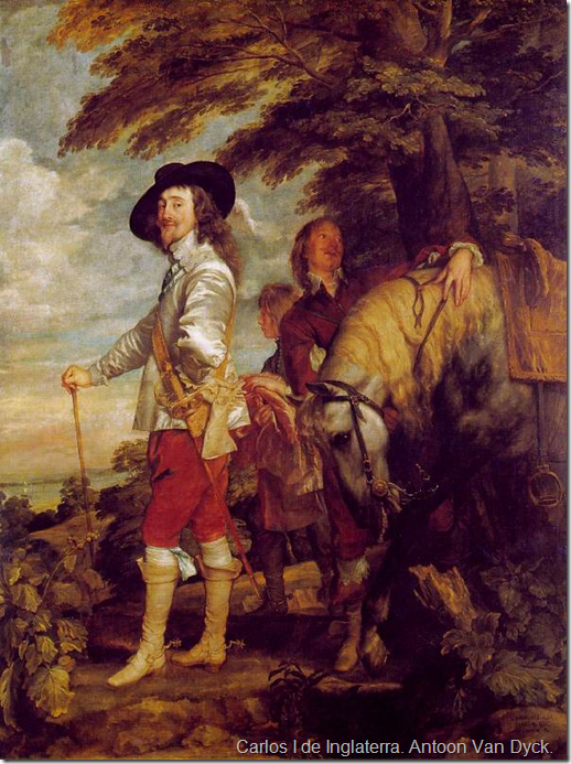 Carlos I de Inglaterra. Antoon Van Dyck.