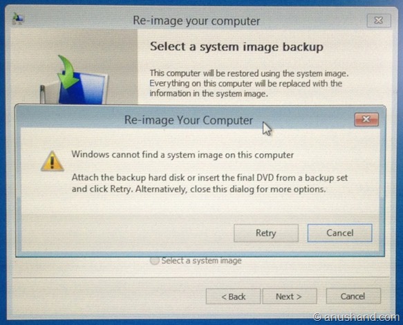 Re-image your computer