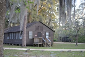 Ranger Station with Spanish Moss