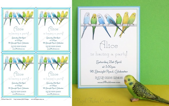 2013April10 Budgie printable invitation 2 2013April10 Budgie printable invitation 2