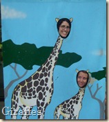 me and katrina as giraffes