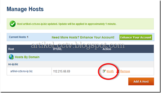 daftar hostname