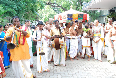 Mangala Vadyam. No spiritual function begins without the playing of holy songs to create a pious ambience using Nadaswaram, the raja vadyam (king of all wind instruments) and the thavil (percussion instrument).