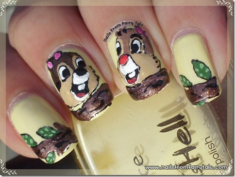 chip and dale nail art 2