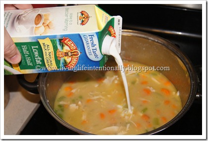 make your Turkey Wild Rice Soup creamy make your Turkey Wild Rice Soup creamy