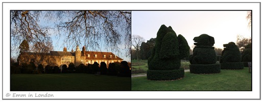 Hall Place Western Elevation and Topiary Gardens