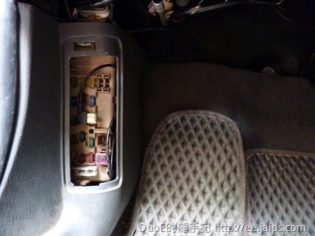 Mazda 323 室內保險絲盒