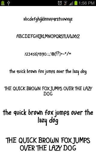 【免費個人化App】Fonts for Galaxy FlipFont Free-APP點子