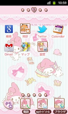 マイメロディきせかえホーム Mm12 Androidアプリ Applion