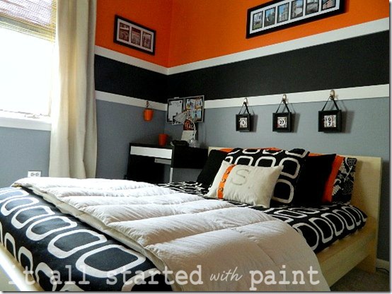 Grey Black Room