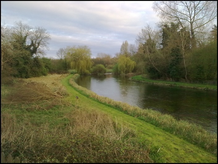 a fly fishing on kennet