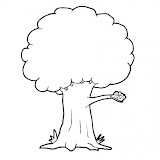 TREES COLORING PAGES