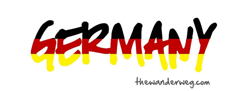 Germany word graphic design black red gold the wander weg blog
