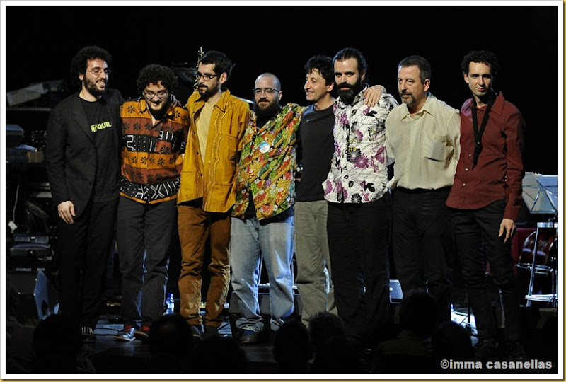D'esquerra a dreta: Sergi Sirvent, Voro García, Jaume Llombart, Hugo Astudillo, Jordi Gardeñas, Albert Cirera, Jordi Gaspar i Pau Domènech (Barcelona, 2012)