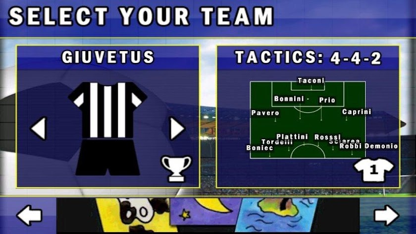 easySoccer Screen 2