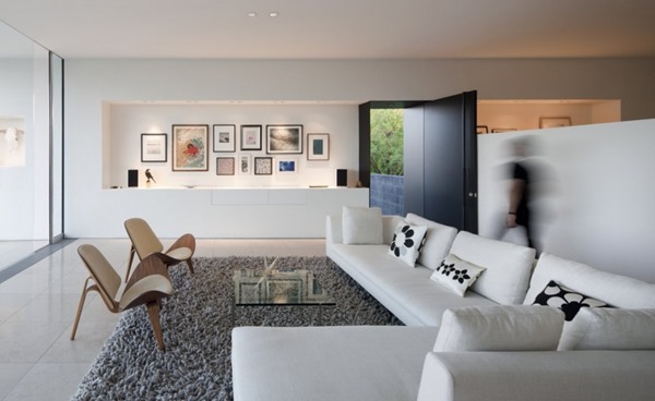 Diálogo House / Wendell Burnette Arquitectos decoracion-interior-salon-moderno