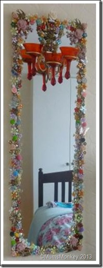 Jewelled Mirrors Upcycled 8
