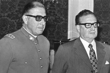 General Augusto Pinochet (L) poses with Chilean president Salvador Allende 23 August 1973 in Santiago.jpg