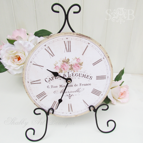 Shabby Art Boutique French clock 1