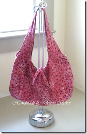 pink batik purse